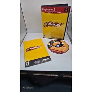 Crazy Taxi Greatest Hits (Sony PlayStation‎ 2, PS2, 2002) CIB Complete Tested